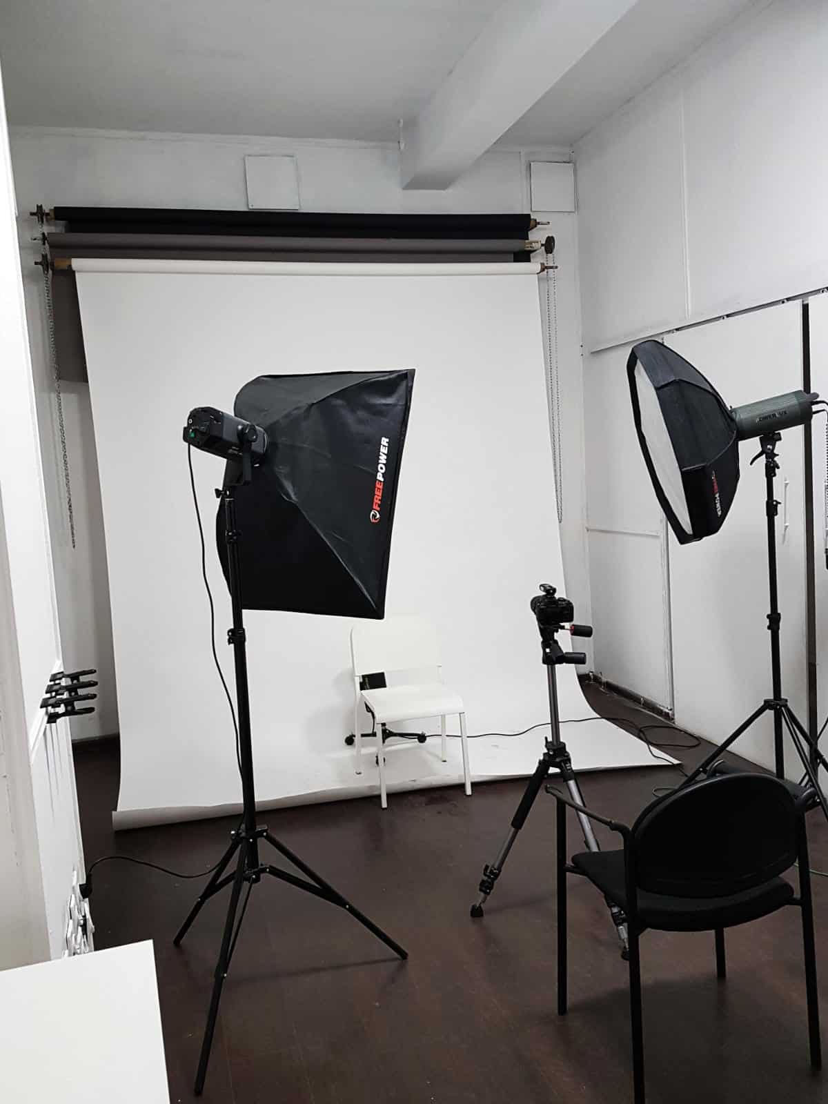 Wnętrze studia fotografii przy ul. Unii Lubelskiej 12